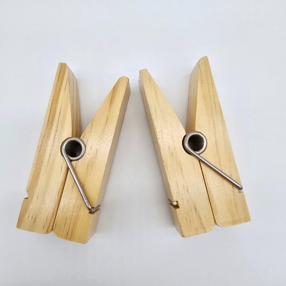 Jumbo Oversized Wooden Clothespins, 4"  - 2 Pieces - Picture 14 of 16